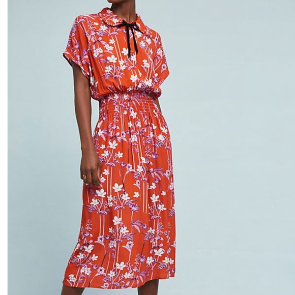 Anthropologie Dresses & Skirts - Anthropologie Corey Lynn Calter Floral Midi Dress